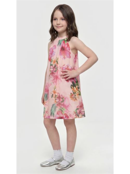 chiffon ss dress GUESS | J6GK00 WA2T0P9LB